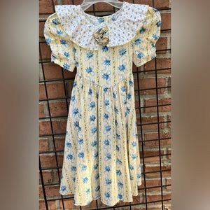 Vintage Little Girls Jo Lene Dress 6X